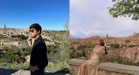 Daniel Padilla and Andrea Brillantes' Photos Taken in Spain .